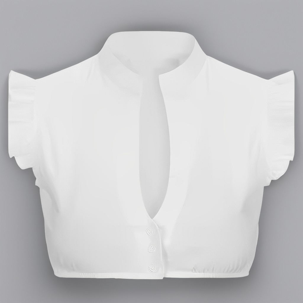 Abegail - Elegante camicetta a maniche corte per donne 0