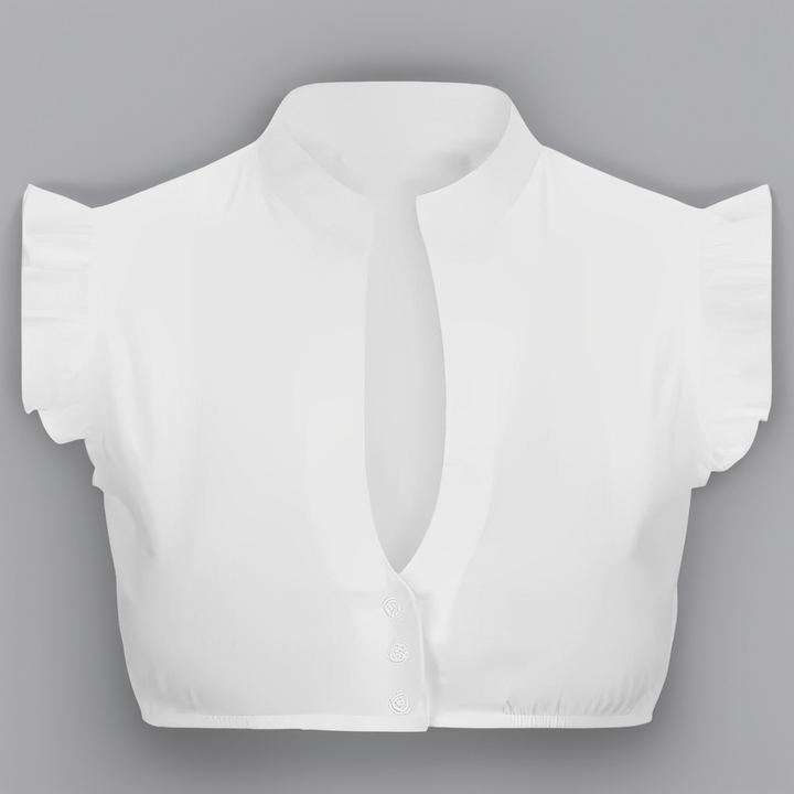 Abegail - Elegante camicetta a maniche corte per donne 0