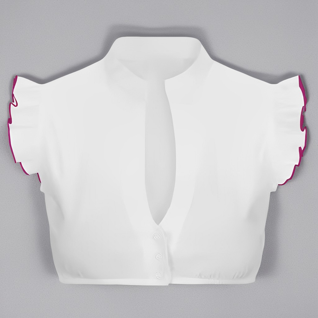 Abegail - Elegante camicetta a maniche corte per donne 8