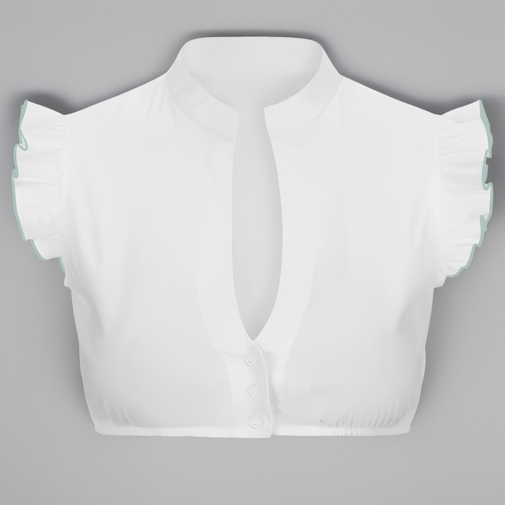 Abegail - Elegante camicetta a maniche corte per donne 9