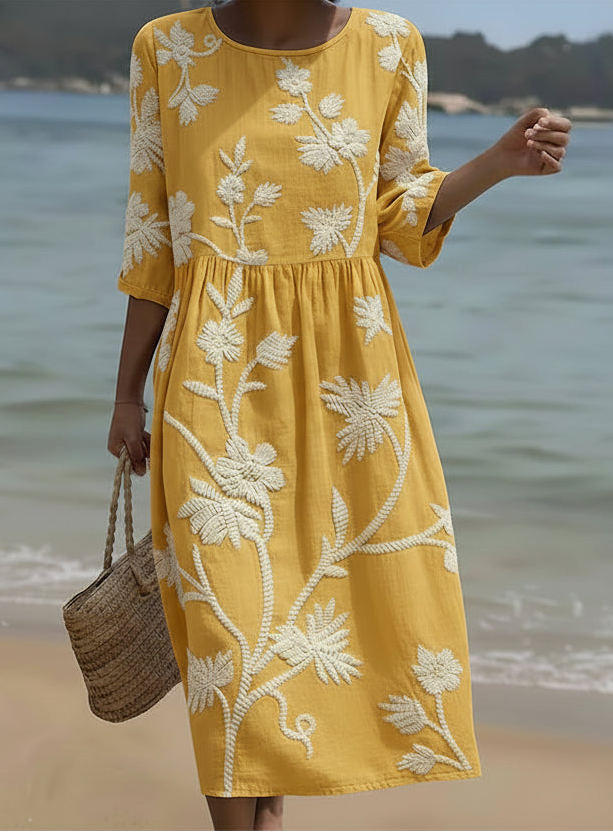 Abito Floreale Elegante – Stunning e Pronto per Ogni Occasione [abito donna] 0