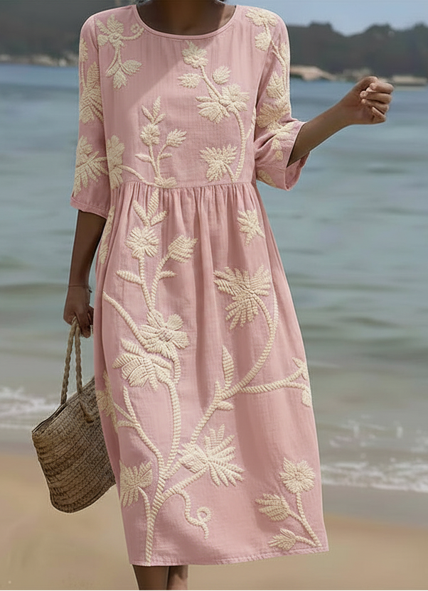 Abito Floreale Midi – Stunning e Pronto a Farti Sentire Elegante [Abbigliamento Donna] 0