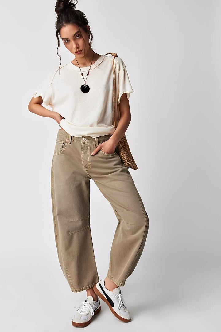 Adrienne - Classiche ampio taglio Barrel-Jeans per donne 7