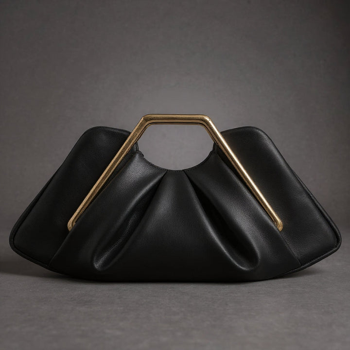 Aideen | Borsa Elegante con Manico Dorato 2