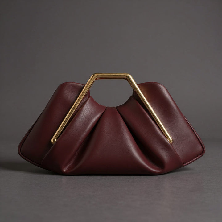 Aideen | Borsa Elegante con Manico Dorato 3