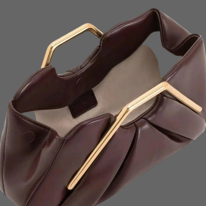 Aideen | Borsa Elegante con Manico Dorato 5