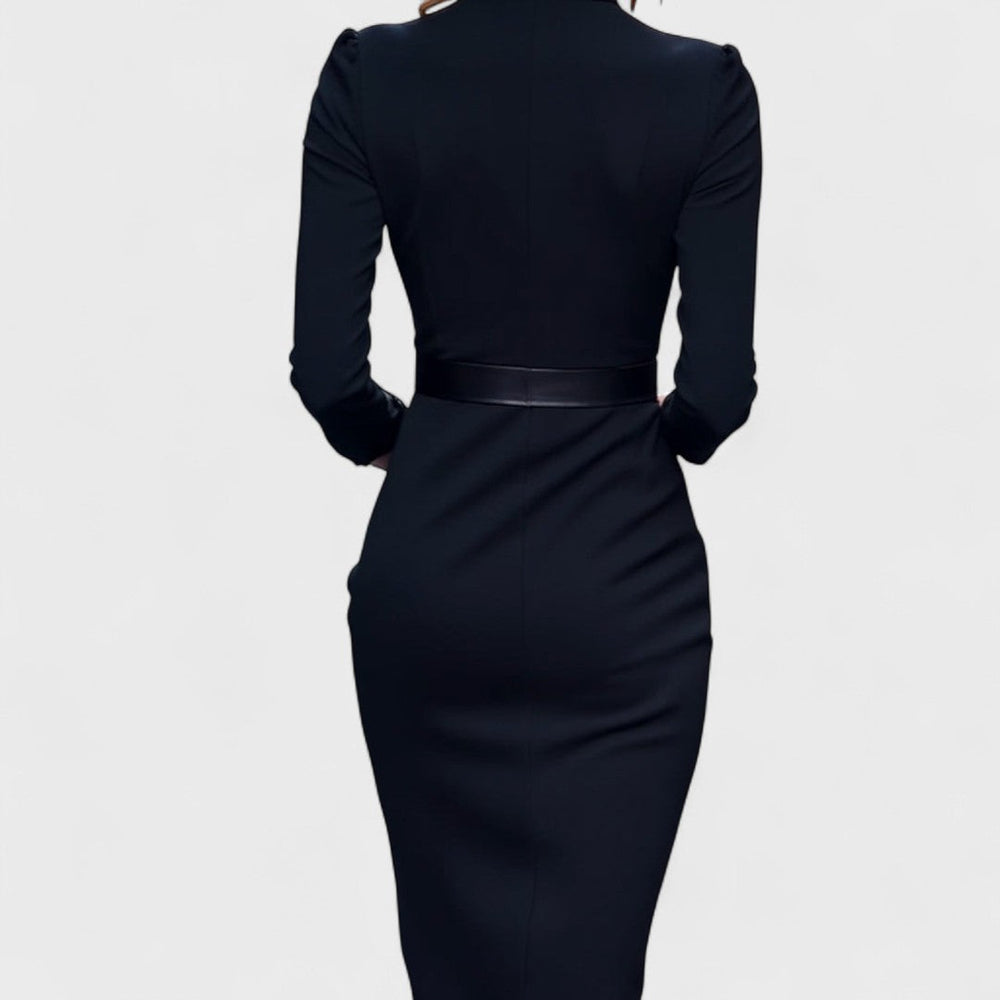 Alea | Mandarin Luxe – Maxi abito con cintura 1
