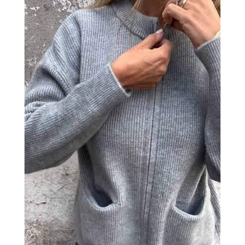 Almira | Cardigan Casual con Tasche Laterali 1