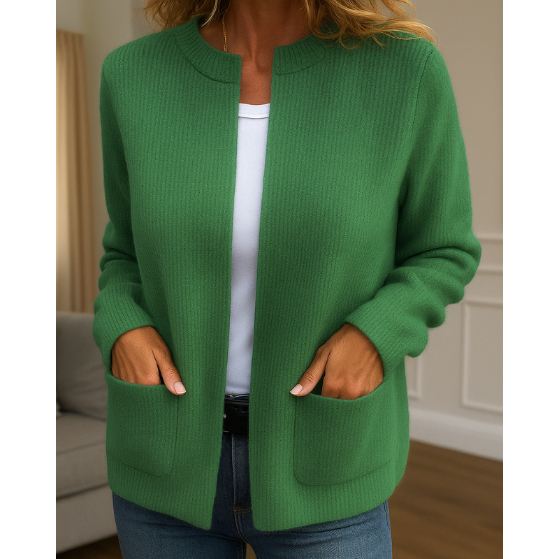 Almira | Cardigan Casual con Tasche Laterali 8