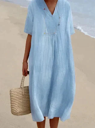 Amanda - Abito In Lino 0