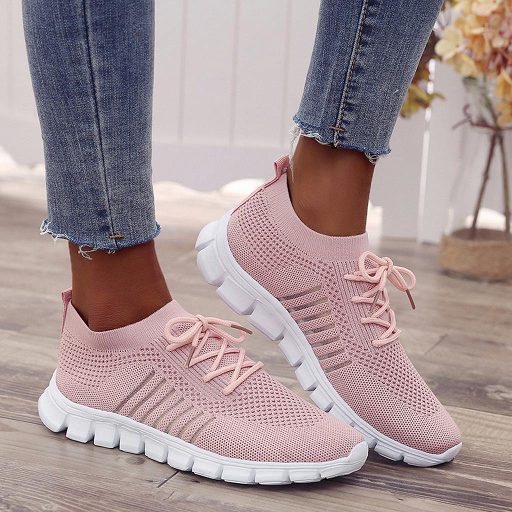 Amanda - Sneakers ortopediche in mesh intrecciato per donne 1