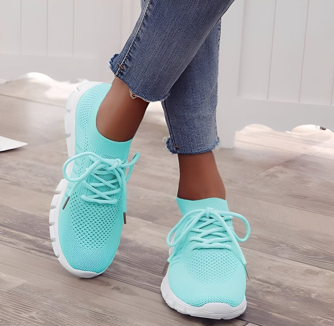 Amanda - Sneakers ortopediche in mesh intrecciato per donne 4