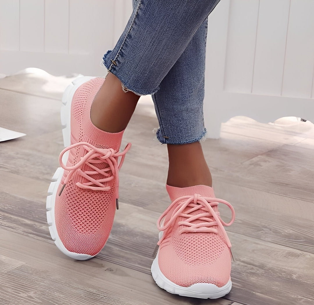 Amanda - Sneakers ortopediche in mesh intrecciato per donne 6