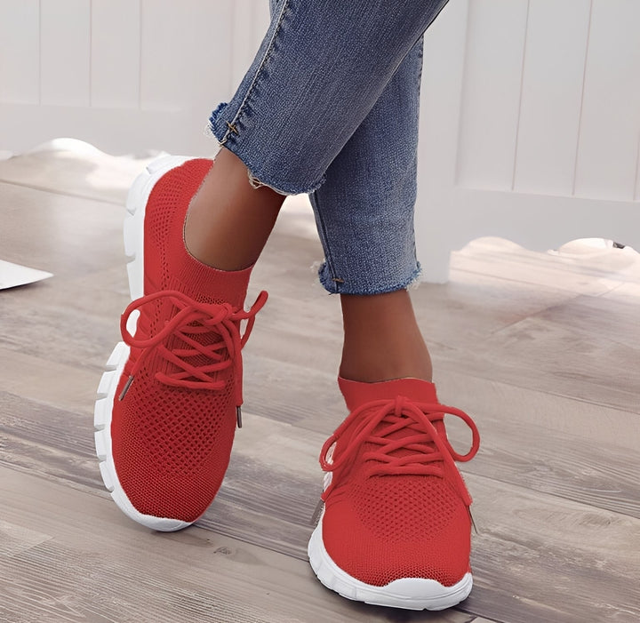 Amanda - Sneakers ortopediche in mesh intrecciato per donne 8