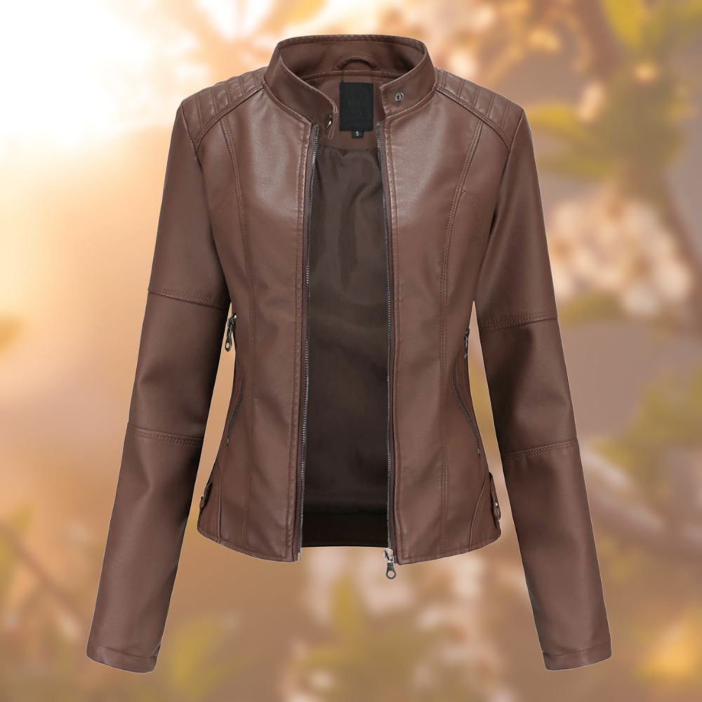 Amora | Giacca in pelle elegante 1
