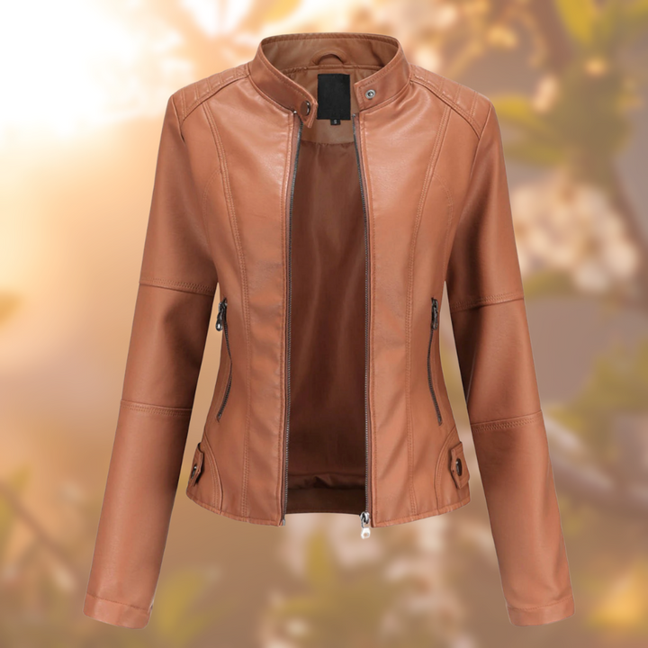 Amora | Giacca in pelle elegante 2