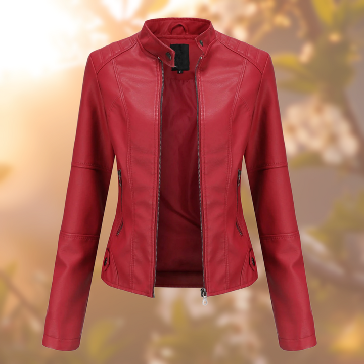 Amora | Giacca in pelle elegante 4