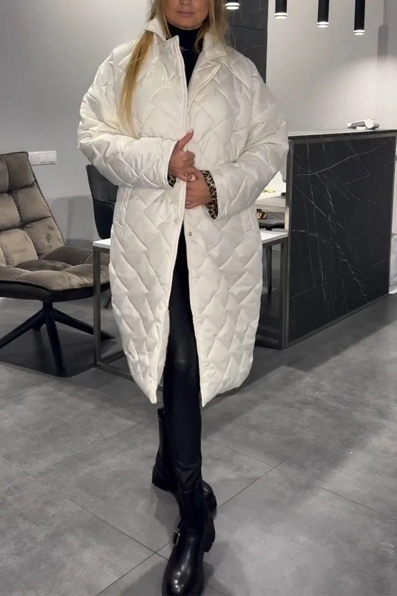 Anaïs | Cappotto Trapuntato con Fodera Leopardo 1