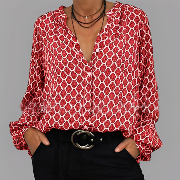 Angelle - Blusa casual, ampia per donne 0