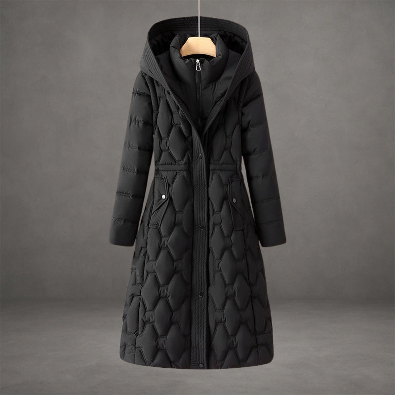Anna | Cappotto Lungo Imbottito con Cappuccio 4