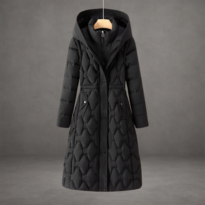 Anna | Cappotto Lungo Imbottito con Cappuccio 4