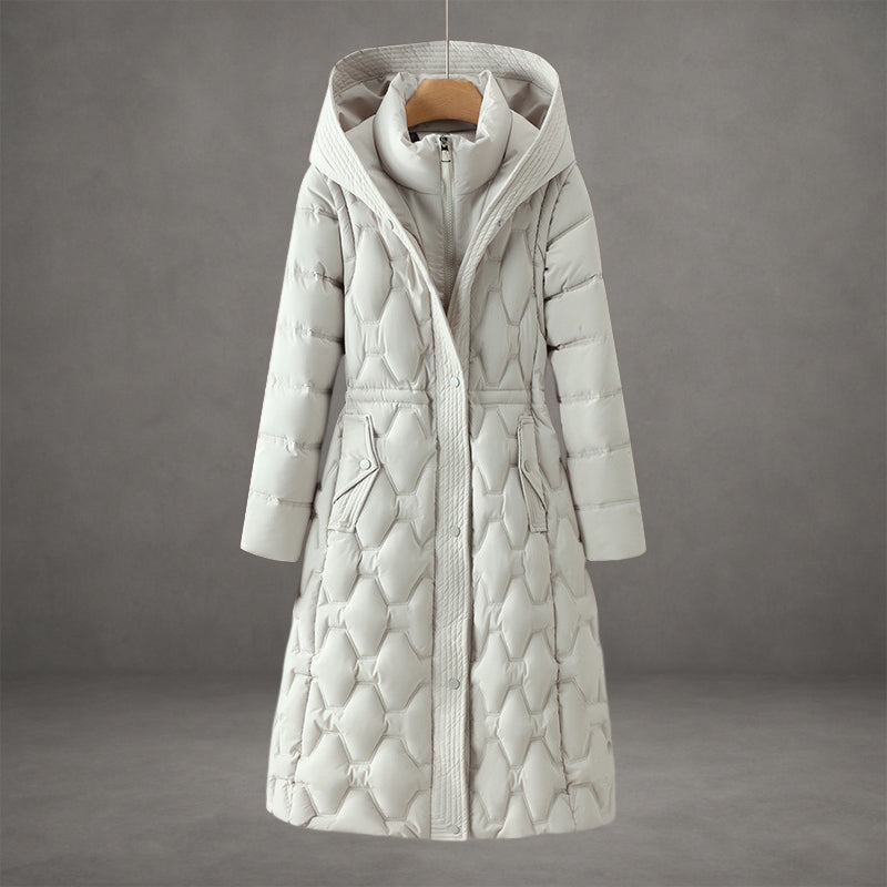 Anna | Cappotto Lungo Imbottito con Cappuccio 6