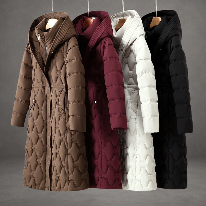 Anna | Cappotto Lungo Imbottito con Cappuccio 8