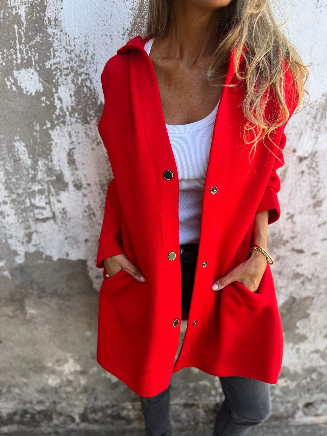 Appolinia | Cardigan casual con cappuccio 0