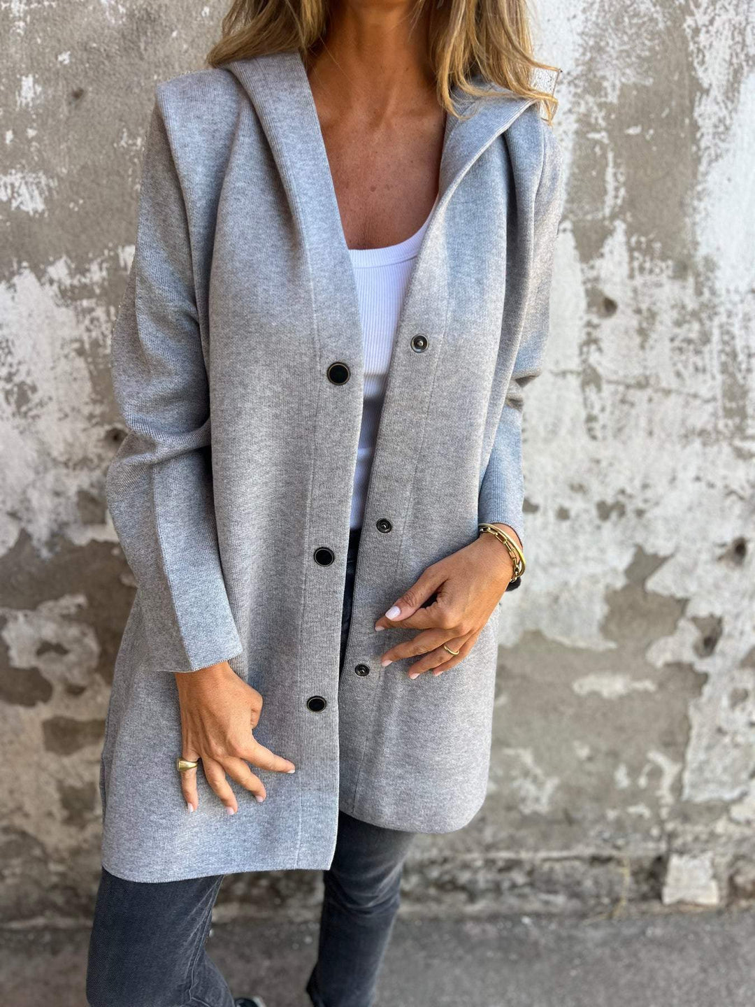 Appolinia | Cardigan casual con cappuccio 4