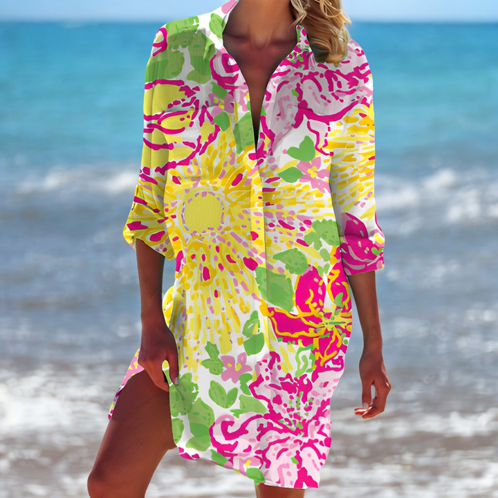 Ariel - Abito camicia da spiaggia morbido per donne 2