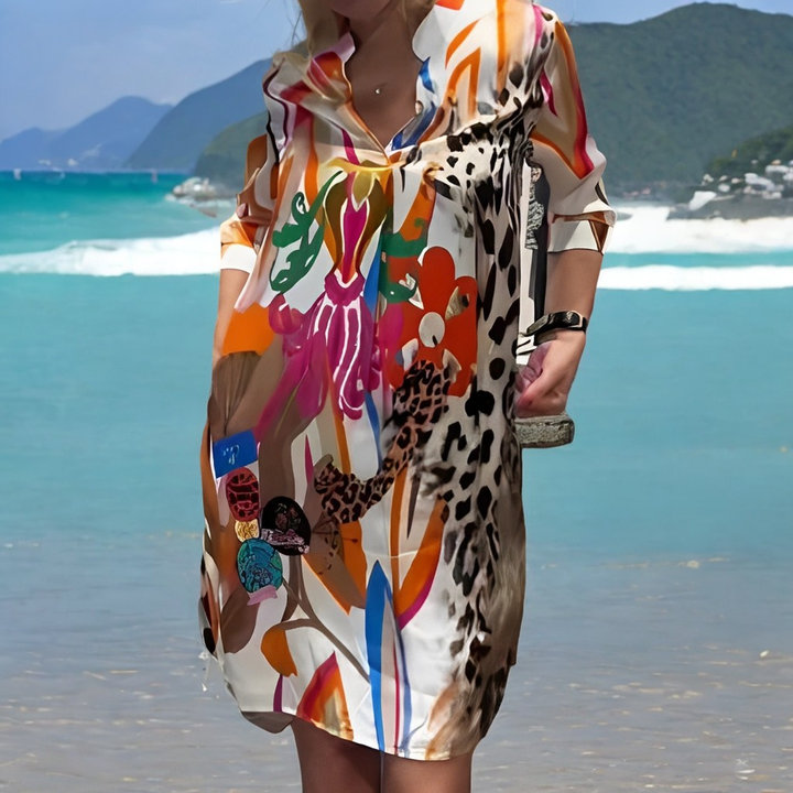 Ariel - Abito camicia da spiaggia morbido per donne 4