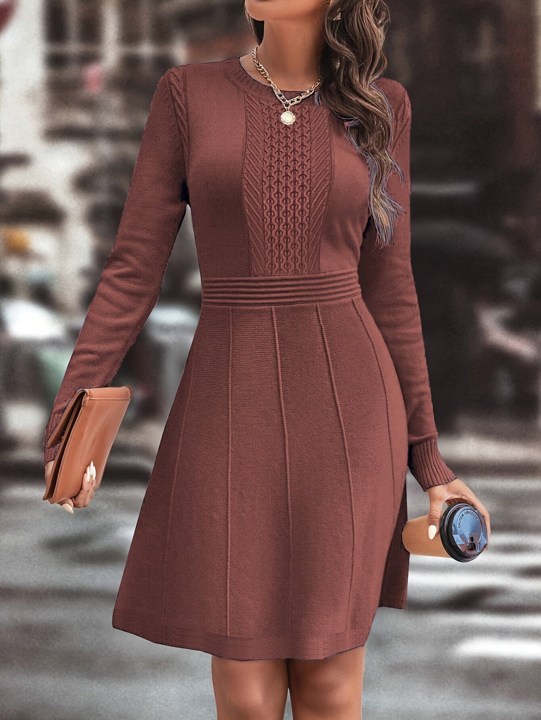 Armonia™ – Abito in maglia da donna a linea A, elegante e versatile 1