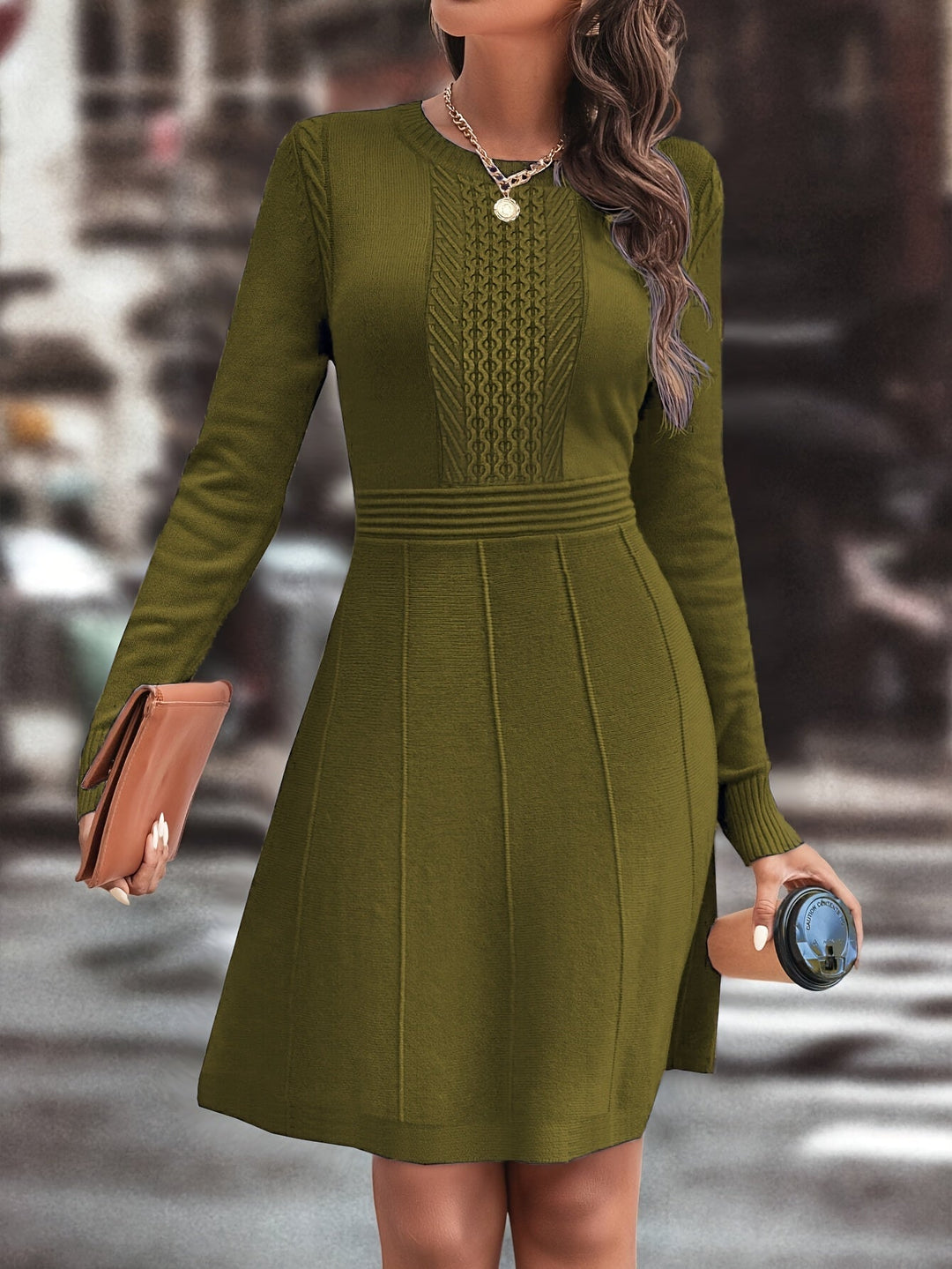 Armonia™ – Abito in maglia da donna a linea A, elegante e versatile 2