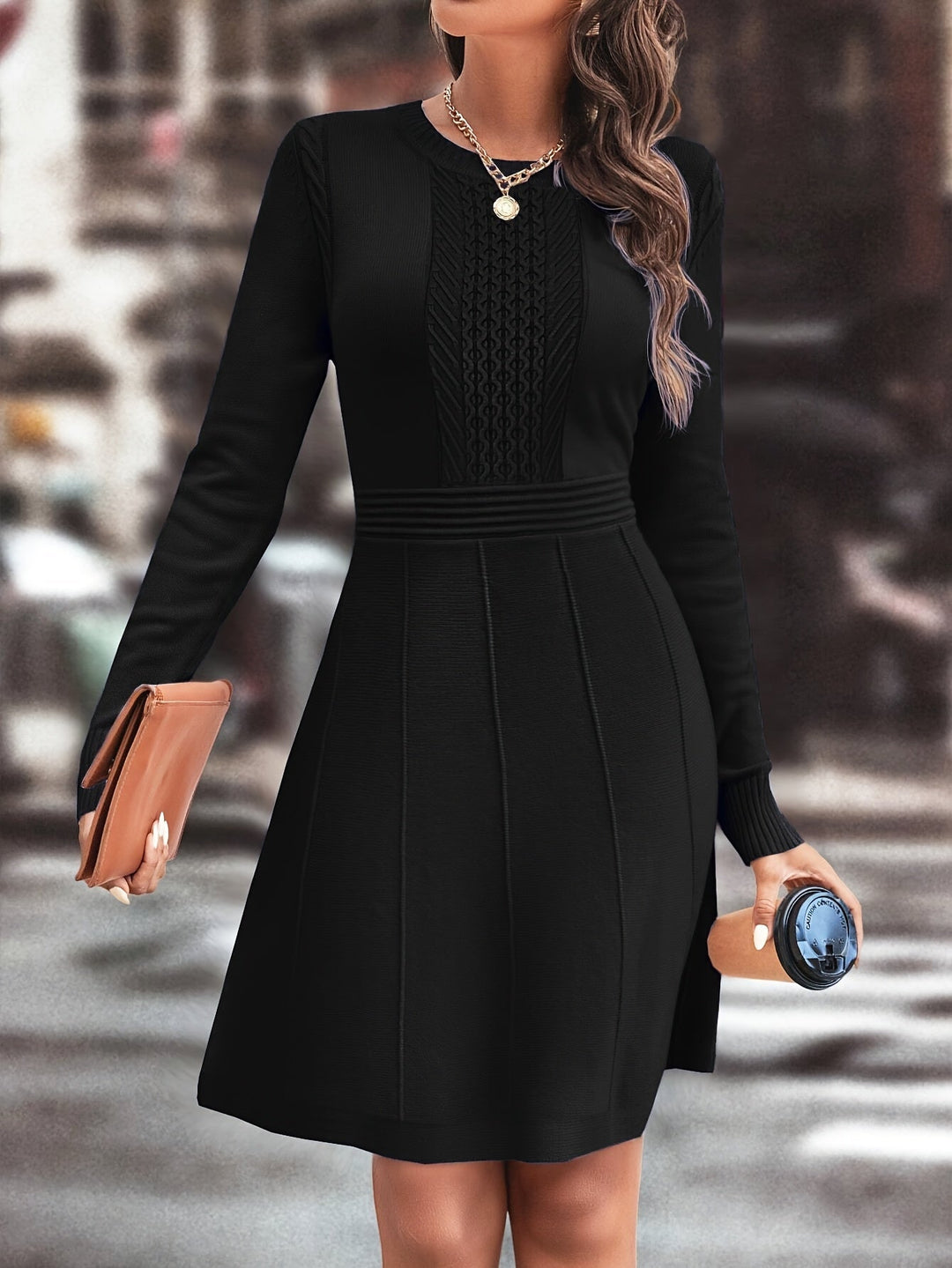 Armonia™ – Abito in maglia da donna a linea A, elegante e versatile 4