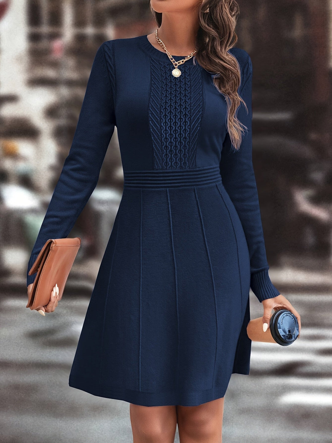 Armonia™ – Abito in maglia da donna a linea A, elegante e versatile 5