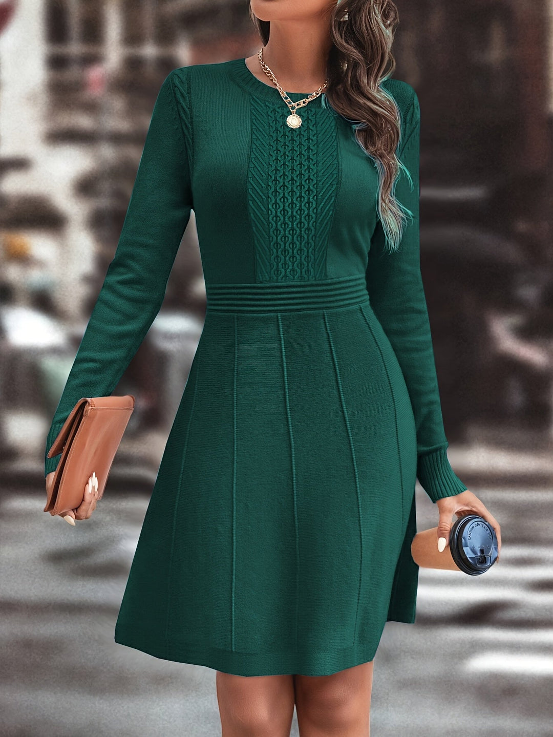 Armonia™ – Abito in maglia da donna a linea A, elegante e versatile 7