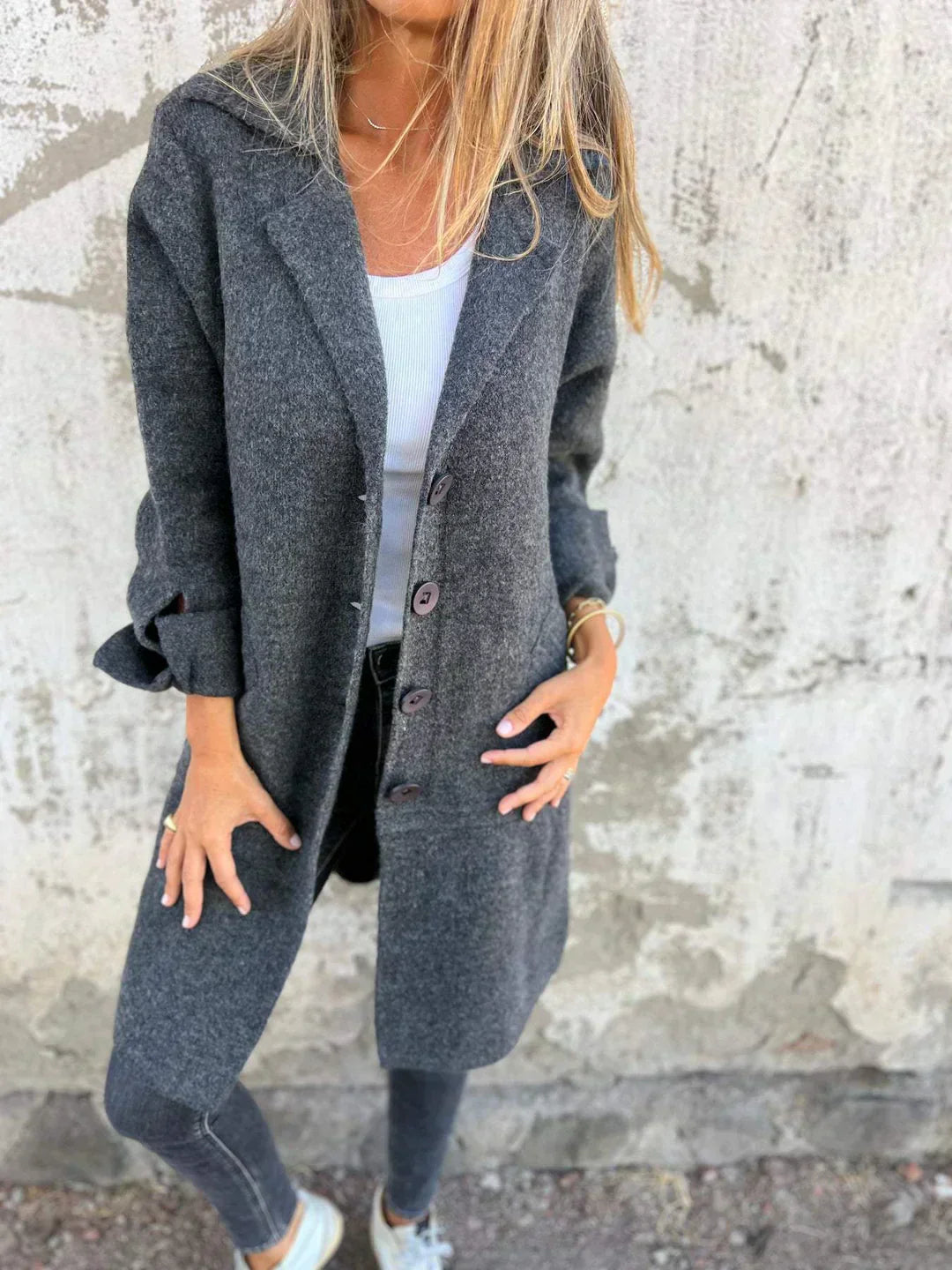 Audrey | Cappotto chic minimalista 4