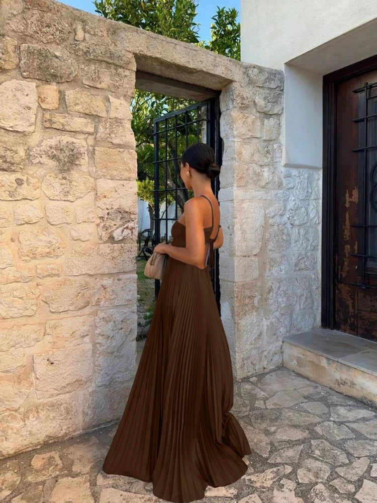 Ayelet - Abito Lungo a Pieghe, Versatile & Elegante 0