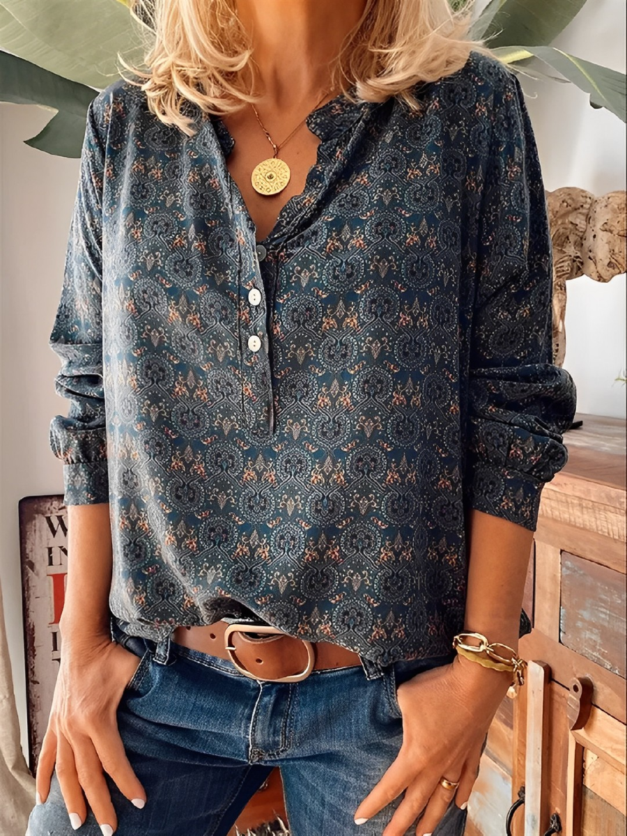 Bellamy - Classica blusa stampata per donne 2