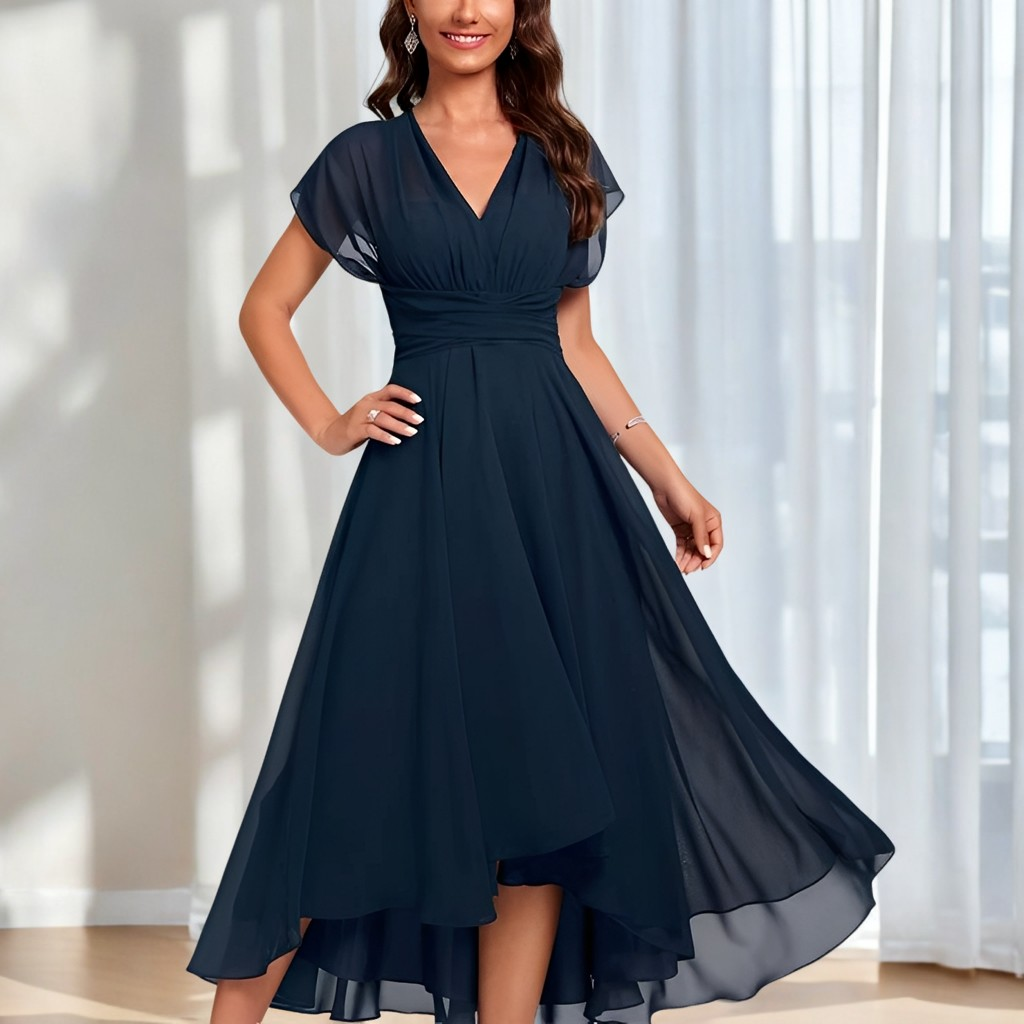 Bethel - Elegante, leggero abito in chiffon per donne 2