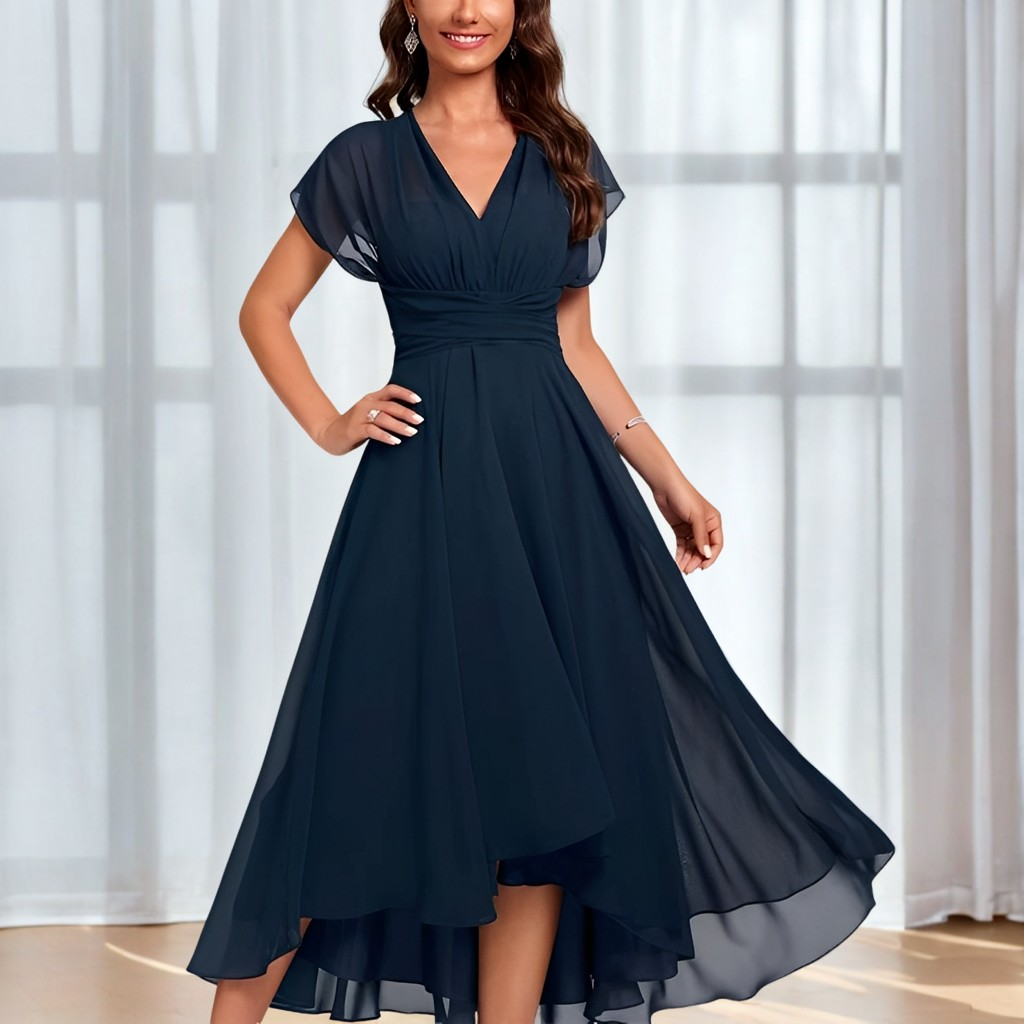 Bethel - Elegante, leggero abito in chiffon per donne 3
