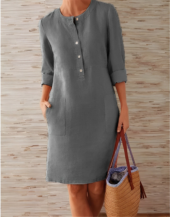 Blaire - Abito in lino elegante e morbido da donna 5