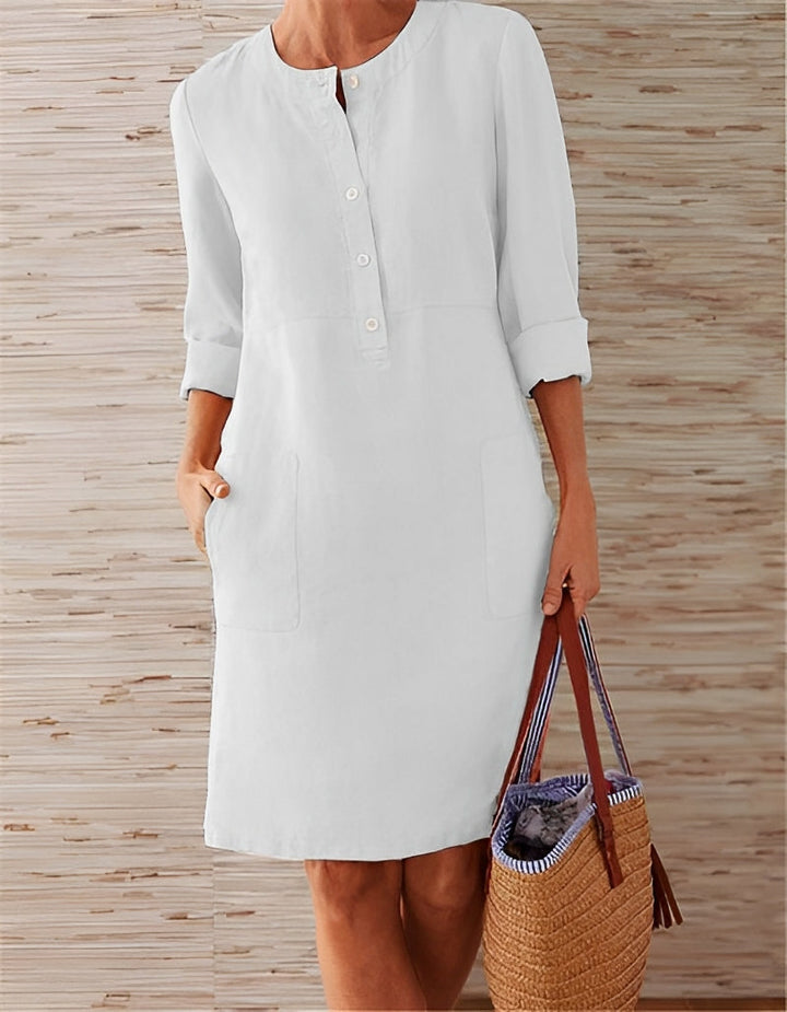 Blaire - Abito in lino elegante e morbido da donna 6