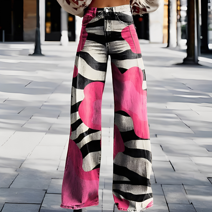 Briley - Pantaloni eleganti e chic a gamba larga per donne 0
