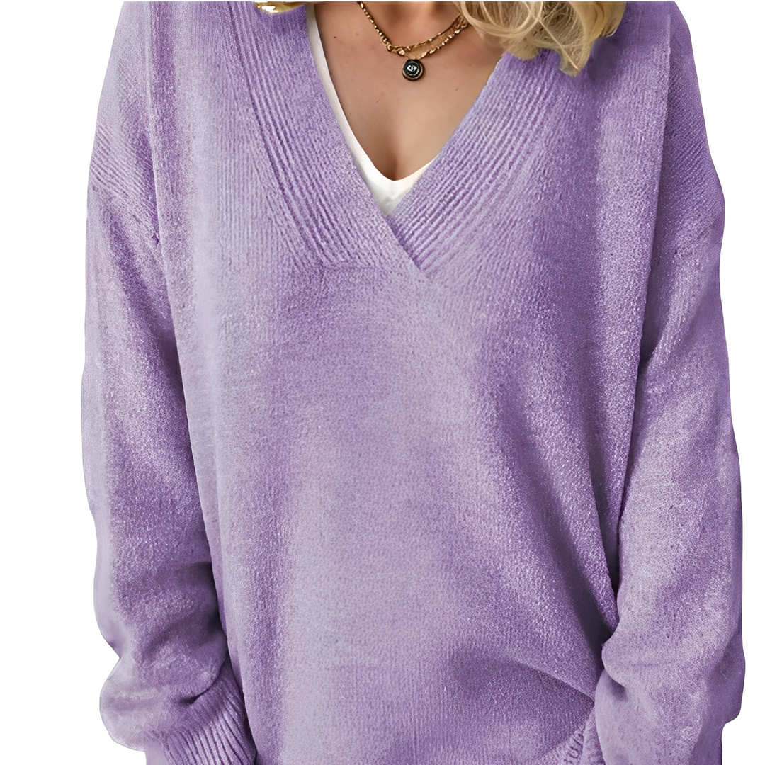 Camryn - Maglione casual lavorato a maglia per donne 1