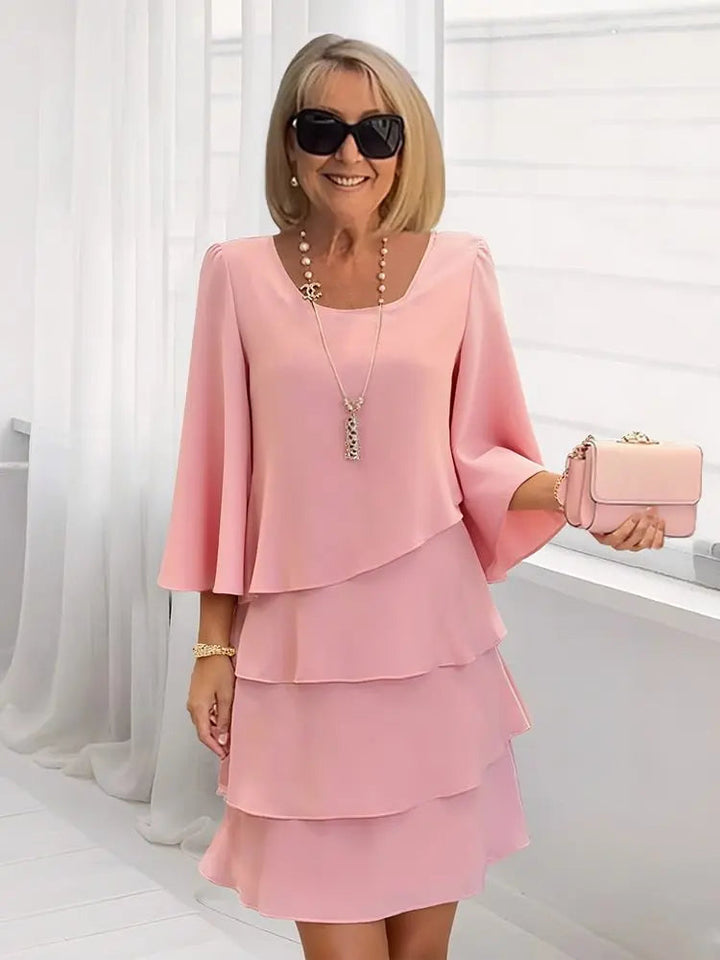 Catherine | Elegante e comodo abito con volant 0
