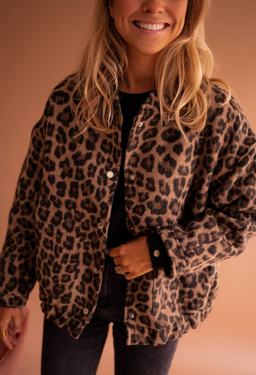 Charlene | Giacca Leopardata alla Moda 0