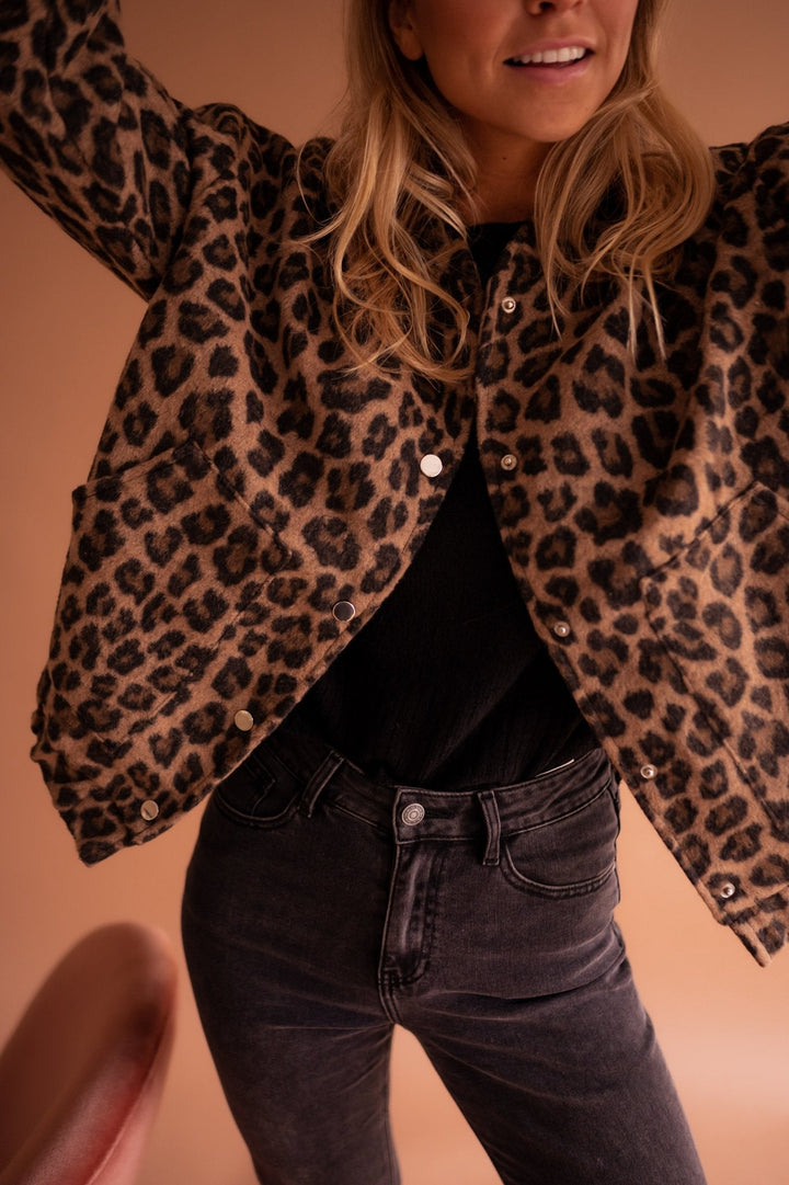 Charlene | Giacca Leopardata alla Moda 1