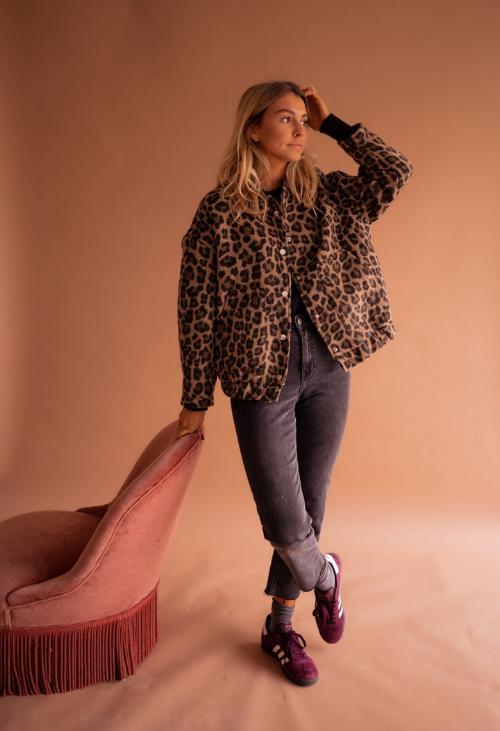 Charlene | Giacca Leopardata alla Moda 3