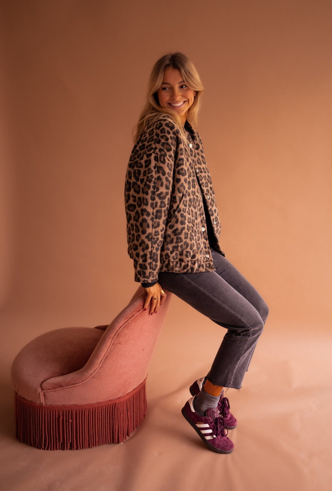Charlene | Giacca Leopardata alla Moda 7
